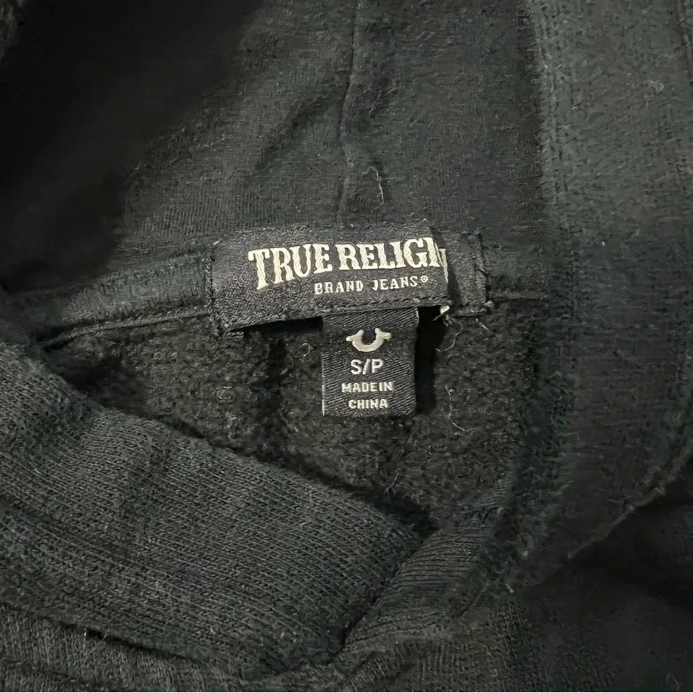 True Religion Girls Black Gold Shimmer Hoodie size small